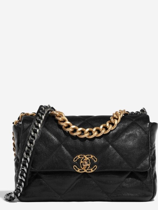 CHANEL Handbags - MSRP$8,500 LIKE NEW Chanel Black Quilted Lambskin Leather 19 Large Maxi Flap Bag